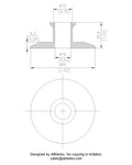 Eccentric End Cap Reducer | Tri Clamp 2 in. x 1 in. - SS304 / 3A