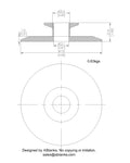 End Cap Reducer | Tri Clamp 4 in. x 1 in. - SS304 / 3A