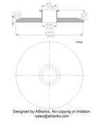 End Cap Reducer | Tri Clamp 6 in. x 1.5 in. - SS304 / 3A