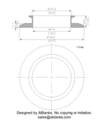 End Cap Reducer | Tri Clamp 6 in. x 4in. - SS304 / 3A