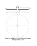 End Cap Reducer | Tri Clamp 10 in. x 0.75 in. - SS304 / 3A