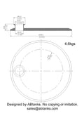 Eccentric End Cap Reducer | Tri Clamp 10 in. x 1.5 in. - SS304 / 3A