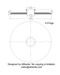 End Cap Reducer | Tri Clamp 10 in. x 2 in. - SS304 / 3A