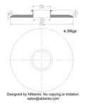 End Cap Reducer | Tri Clamp 10 in. x 3 in. - SS304 / 3A