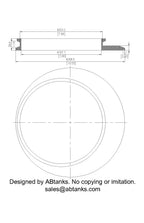 Eccentric End Cap Reducer | Tri Clamp 10 in. x 8 in. - SS304 / 3A