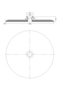 End Cap Reducer | Tri Clamp 10 in. x KF25. - SS304 / 3A