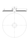 End Cap Reducer | Tri Clamp 10 in. x KF40. - SS304 / 3A