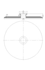 End Cap Reducer | Tri Clamp 10 in. x KF40. - SS304 / 3A