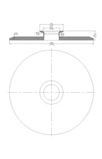 End Cap Reducer | Tri Clamp 10 in. x KF50. - SS304 / 3A