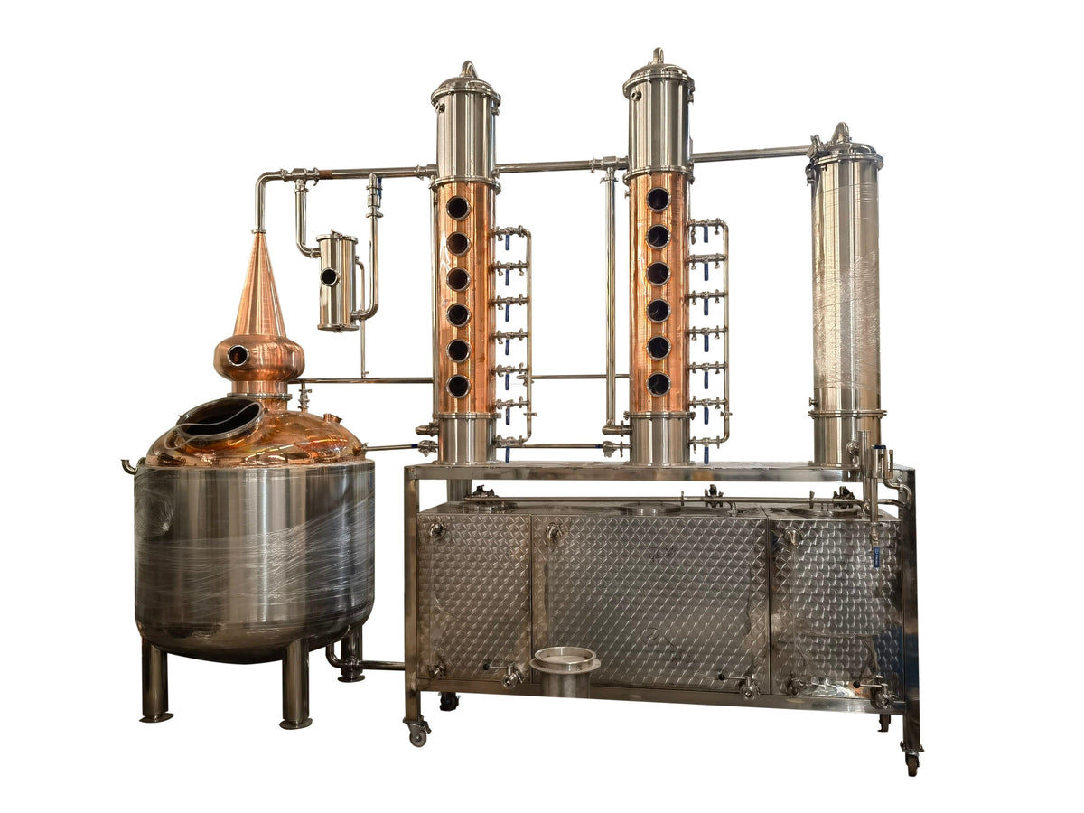 Copper Gin Vodka Whiskey Still 1000L 12 Plate