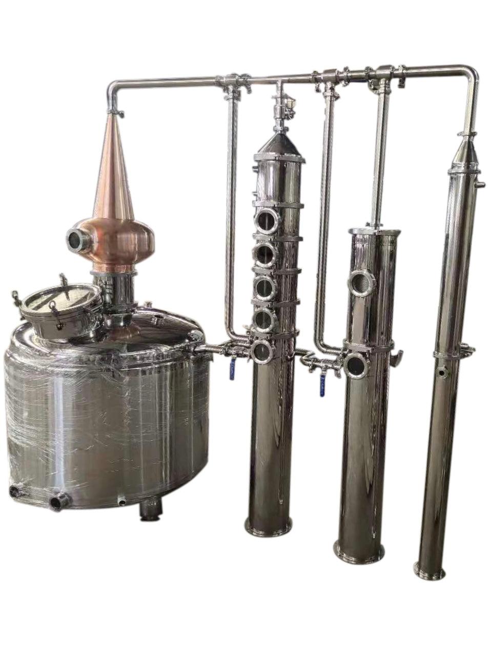50 Gallons / 100 Gallons Multifunctional Copper Distillation Whiskey Gin Vodka Distillery