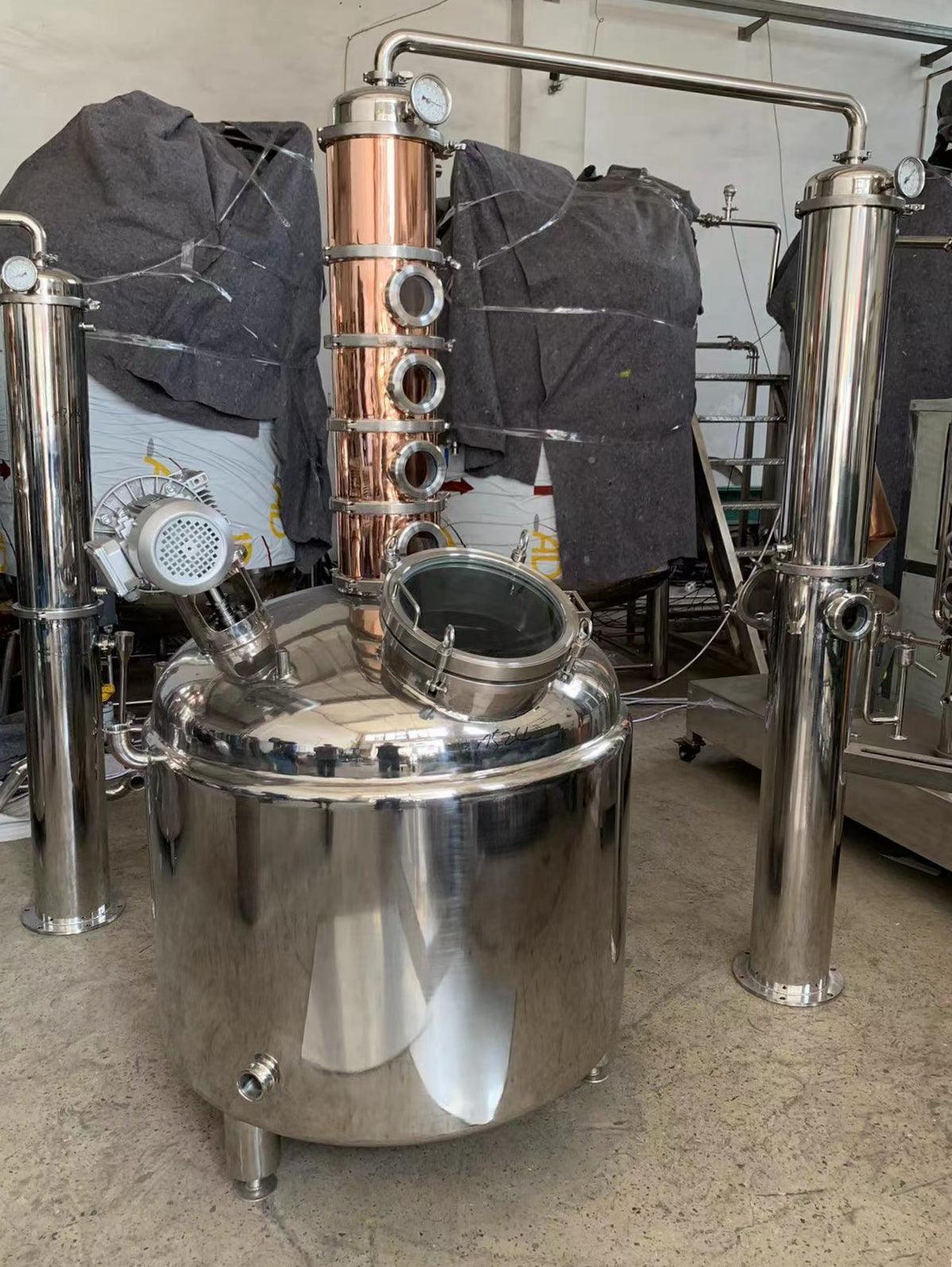 100 Gallons / 400L Copper Vodka Gin Whiskey Brandy Still Distillery
