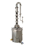 100Lt/26 Ga 4 inch 4 Plates Stainless Steel Reflux Still / Flute Still