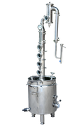100L Jacketed Boiler with 4" Flute Column and Gin Basket