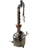 100l / 200l / 300l / 400l / 500l Baine Marie Jacketed Still with 6" Copper Column