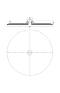 End Cap Reducer | Tri Clamp 12 in. x KF25. - SS304 / 3A