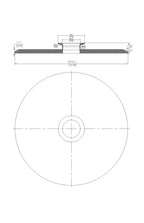 End Cap Reducer | Tri Clamp 12 in. x KF50. - SS304 / 3A