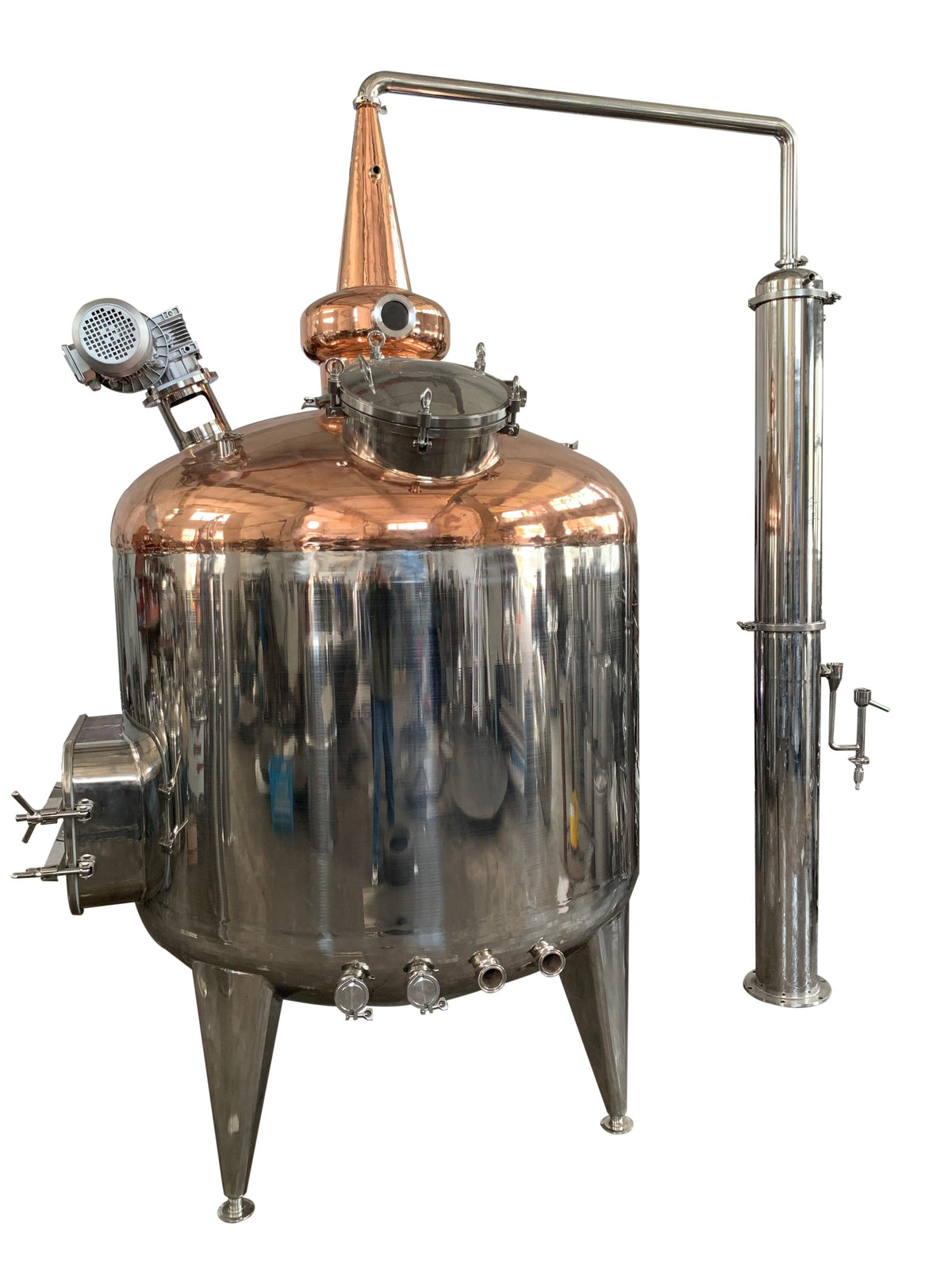 400 Gallons / 1600L Copper Pot Still Stripping Still