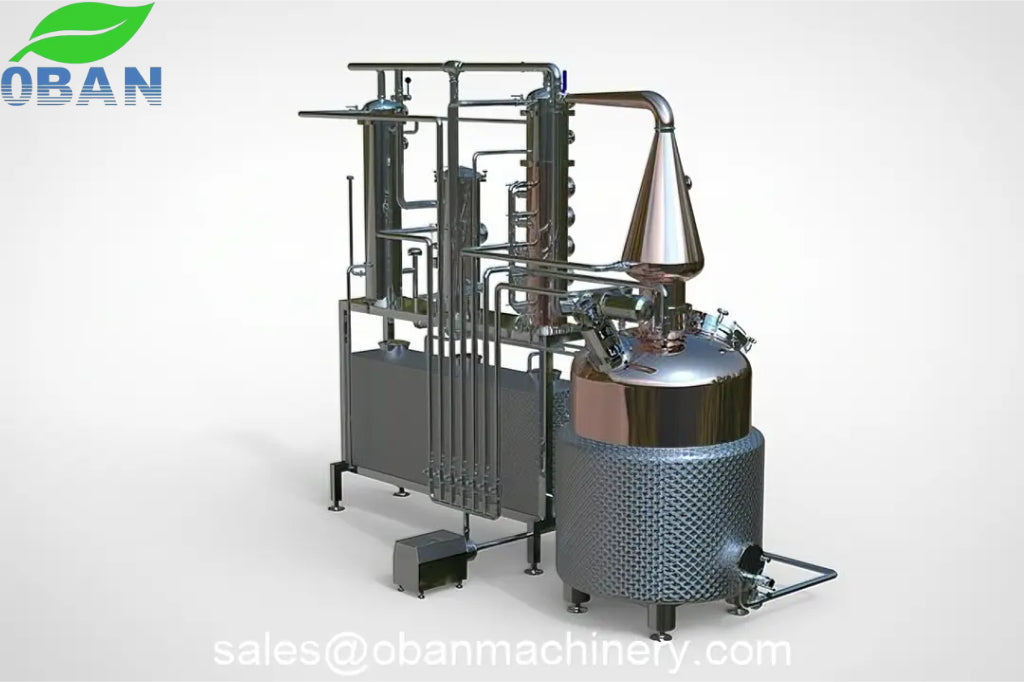 Brandy Gin Whiskey Still Distillery Equipment 1000L (250Gallon)