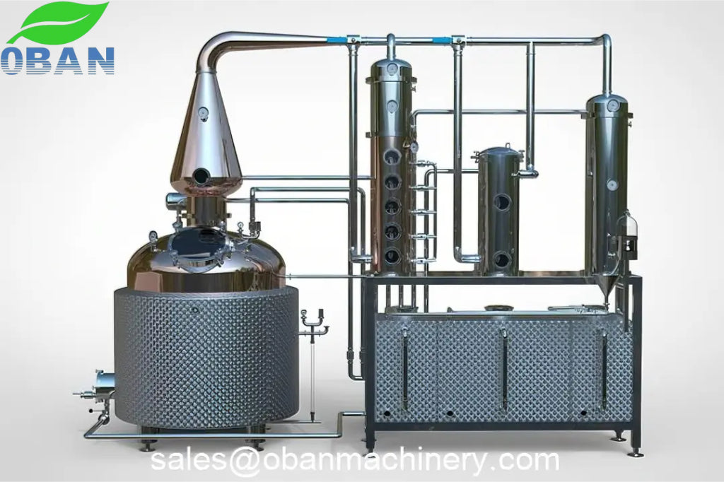 Brandy Gin Whiskey Still Distillery Equipment 1000L (250Gallon)