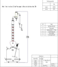 200Lt / 52Gallon 6 Plates Flute Column Still with Gin Basket and Helmet - OakStills