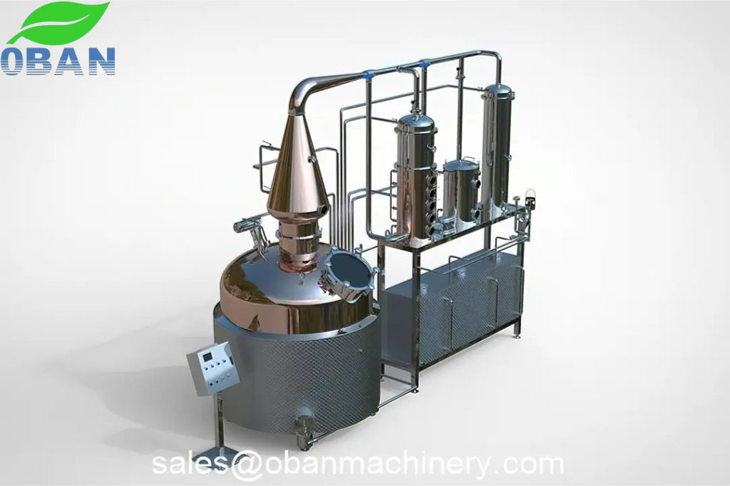 Brandy Gin Whiskey Still Distillery Equipment 3000L (800Gallons)