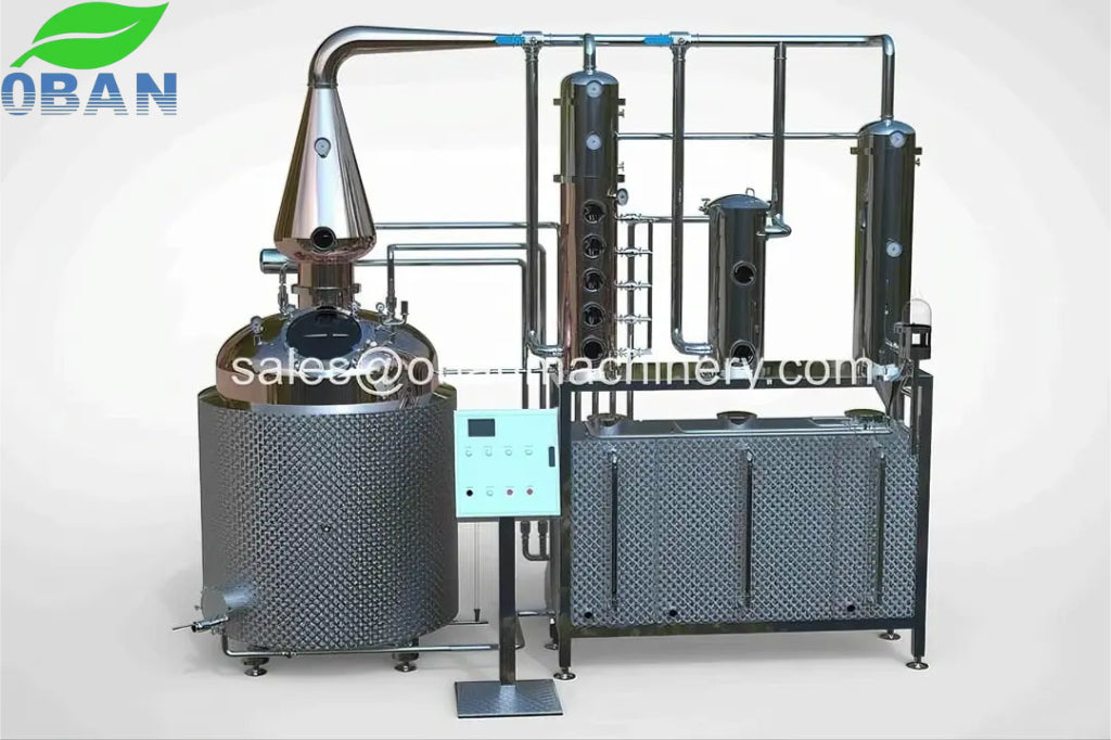 Brandy Gin Whiskey Still Distillery Equipment 1200L (300Gallons)