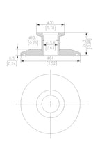End Cap Reducer | Tri Clamp 2 in. x KF16. - SS304 / 3A
