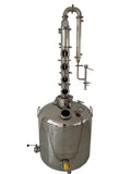200Lt / 52 Gallon Non Jacket 4" 4 Plates Flute Column Still / Reflux Still