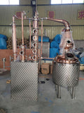 100Lt Copper Vodka Whiskey Still Alcohol Micro Distillery Equipment