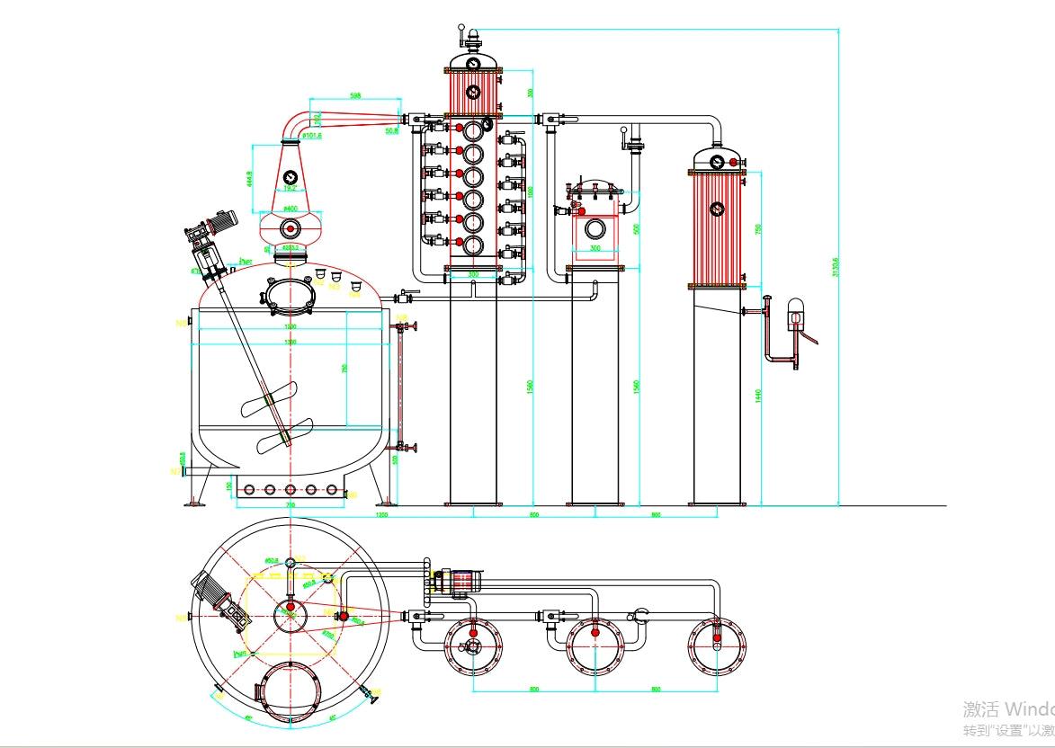 1000L Copper Craft Distilling Vodka Gin Whiskey Distillery - OakStills