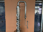 6" Stainless Flute Distillation Column(4 Plate Sections)