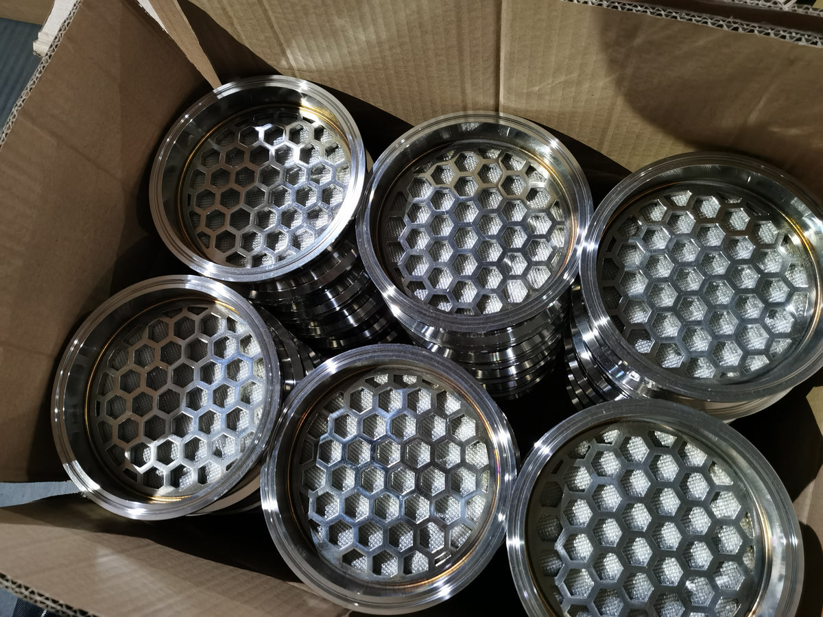 abtanks 0.5 Micron,1 Micron & 5 Micron Sintered Disk - 316SS - 50PSI - 1.5",2".3".4".6",8",10",12"