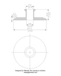 End Cap Reducer | Tri Clamp 2.5 in. x 1 in. - SS304 / 3A