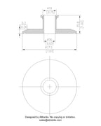 End Cap Reducer | Tri Clamp 2.5 in. x 1 in. - SS304 / 3A