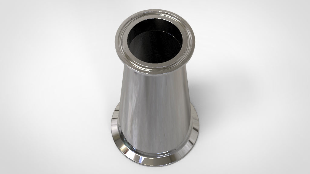Concentric Reducer | Tri Clamp 2.5 in. x 1.5 in. - SS304 / 3A