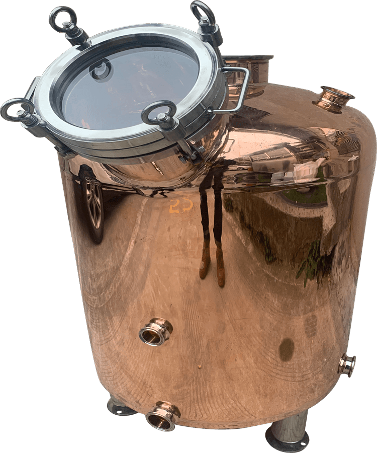 200Lt 52 Gallon Non Jacket Copper Distillation Boiler Whiskey Essential Oil