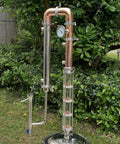 2 inch 4 Plate Glass Copper Reflux Still Column