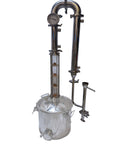2" 4 Plates Glass Reflux Column