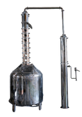 600Lt / 150 Gallons Non-Jacketed 8 inch 8 Plates Copper Reflux Still