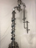3" Stainless Steel Reflux Still Column with Gin Basket