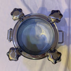 Glass Manway Pressure Manhole Cover SS304