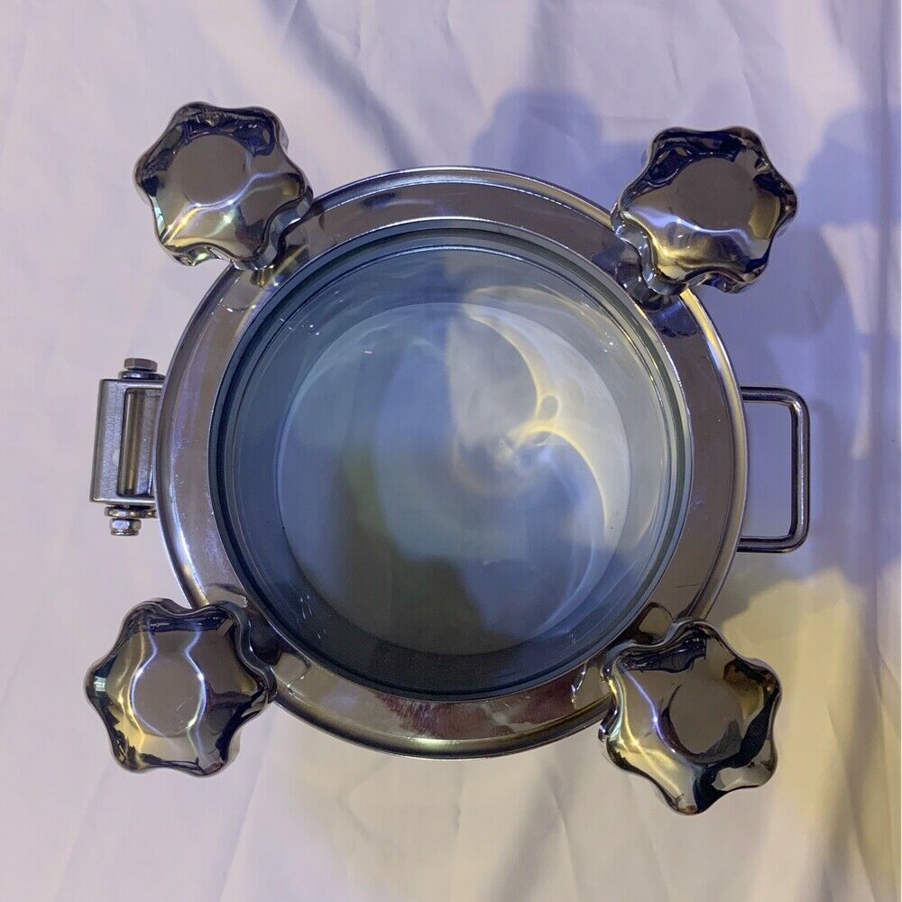 Glass Manway Pressure Manhole Cover SS304