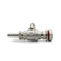 1/2" Weldless Bulkhead Ball Valve with Hose Barb For Home Brew Kettle Pot Mash