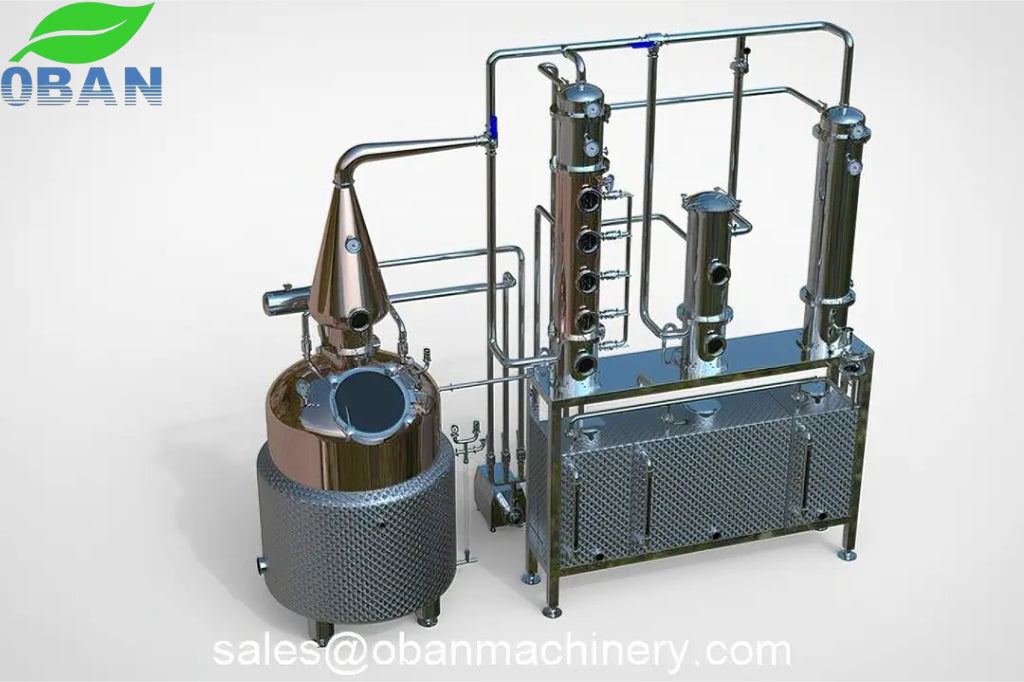 Brandy Gin Whiskey Still Distillery Equipment 800L (200-Gallons)