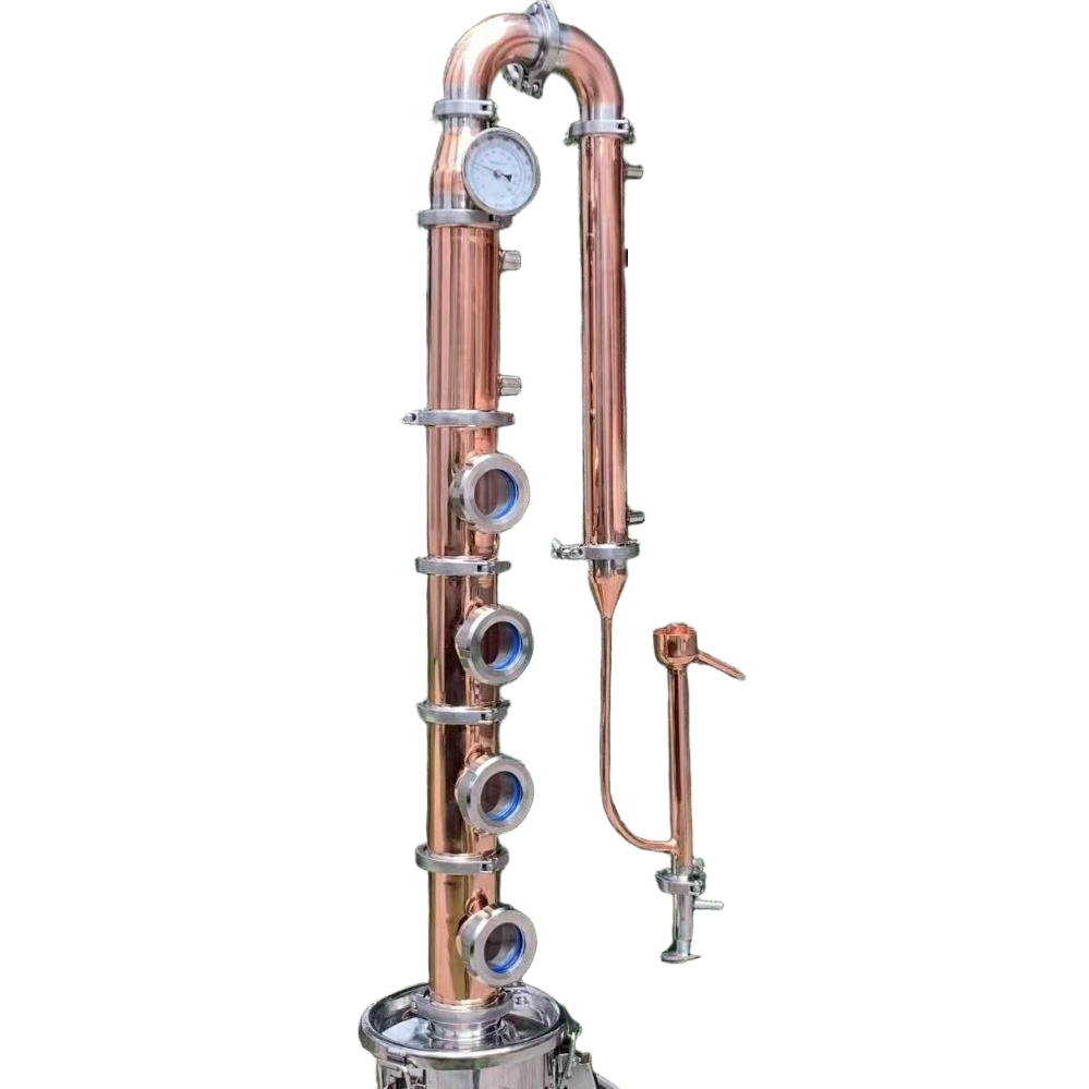 3" Copper Moonshine Still Reflux Column
