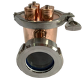 3 inch Copper / Stainless Steel Reflux Column Section w/ Bubble Plate