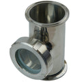 3 inch / 4 inch Sight Glass Tee Reflux Section