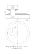 Eccentric End Cap Reducer | Tri Clamp 4 in. x 1 in. - SS304 / 3A