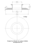 End Cap Reducer | Tri Clamp 4 in. x 2 in. - SS304 / 3A